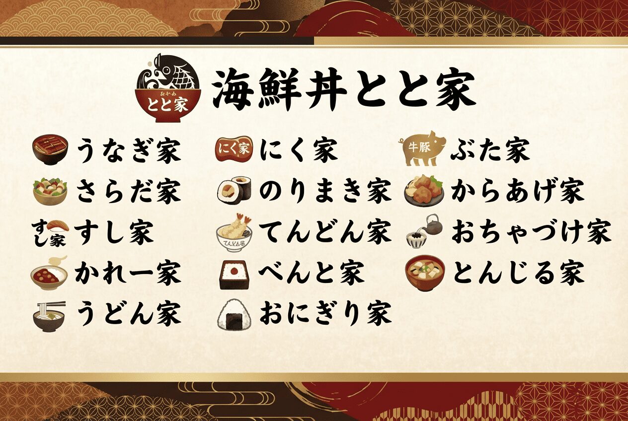 とと家 15ブランド展開